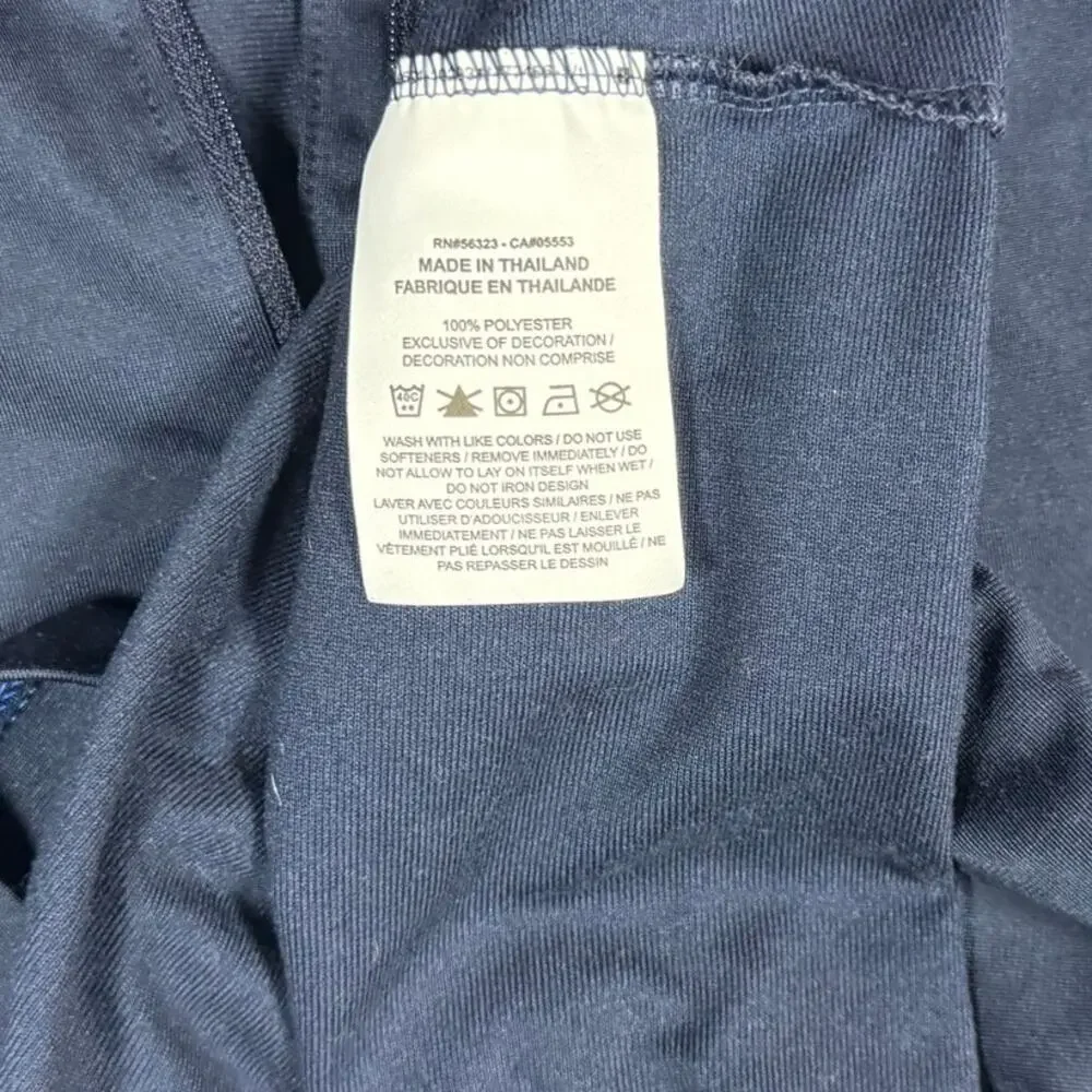 Nike Women's‎ Academy Dri-FIT Soccer Drill Quarter Zip Navy & Blue Shirt - Large